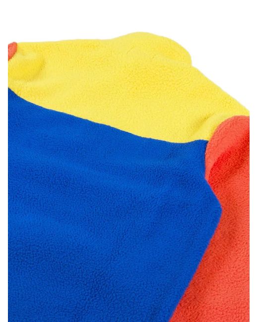 Polo Ralph Lauren Blue Colour-Block Logo Sweatshirt for men