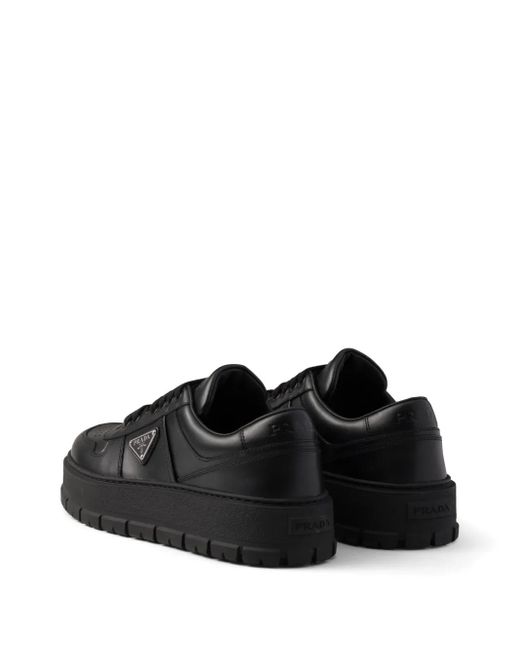 Prada Black Leather Sneakers for men