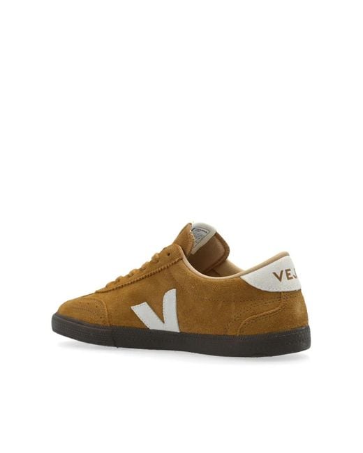 Veja Brown Volley Suede Sneakers