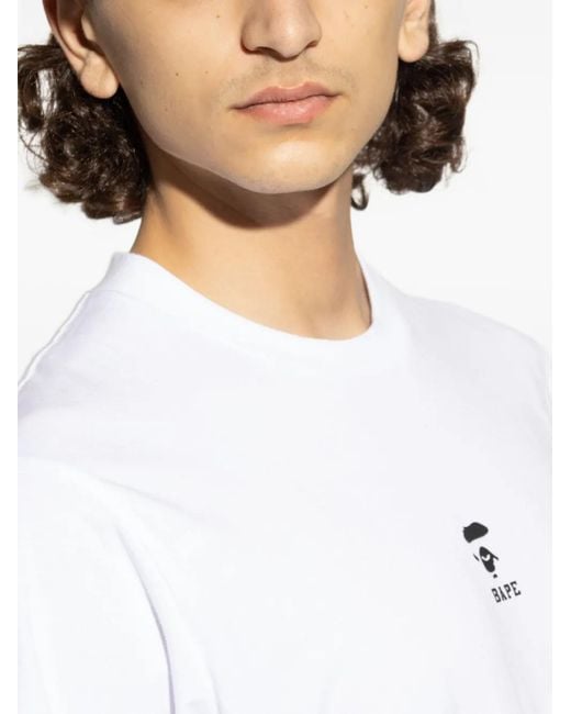 A Bathing Ape Ape Head Baseballkappe in Blue für Herren