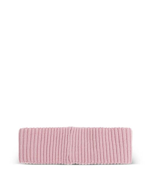 Versace Pink Wool Knit Band