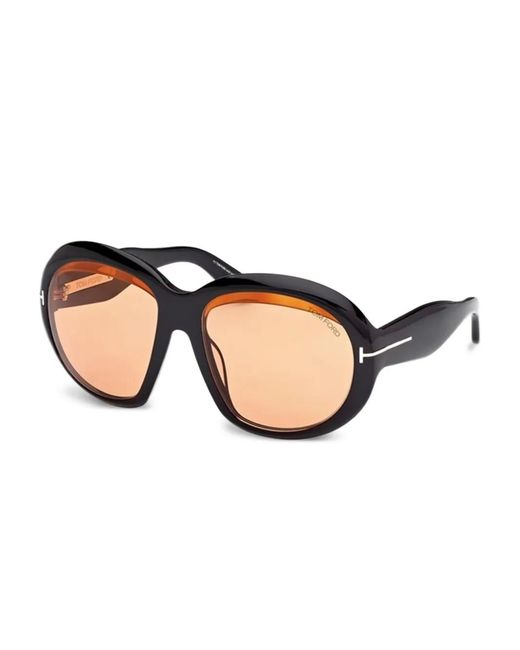 Tom Ford Natural Shiny Frame Sunglasses