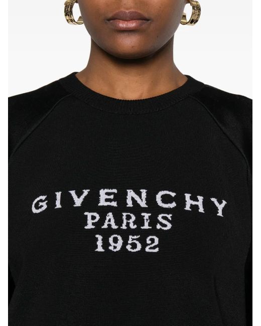 Givenchy Black Logo-Detail Sweater