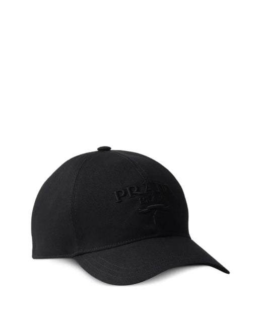 Prada Drill Baseballkappe in Black für Herren
