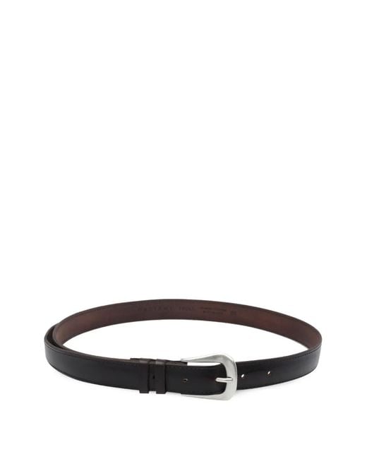 Orciani White Leather Belt