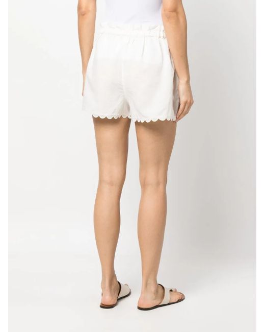 Short Nellie À Design Brodé Ulla Johnson en coloris White