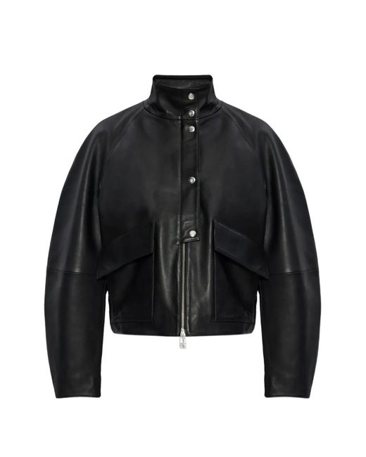 By Malene Birger Black Button Flap Jacket