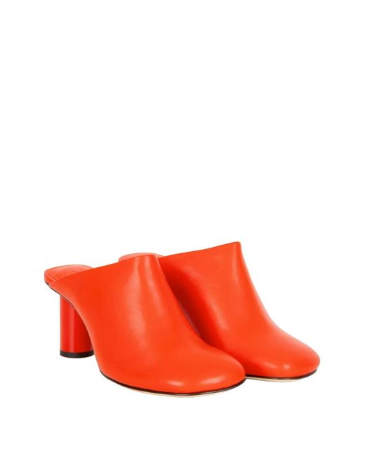 JVAM Red Dali Heeled Mules