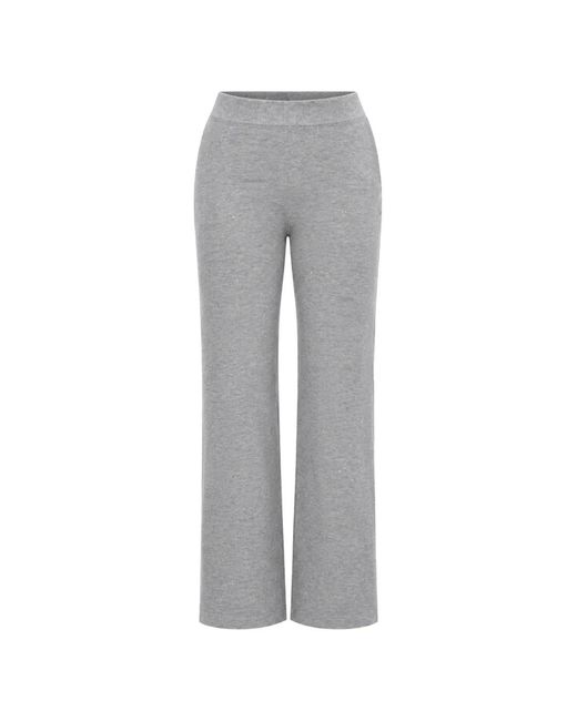 Emme Gray Tequila Glitter-Effect Trousers