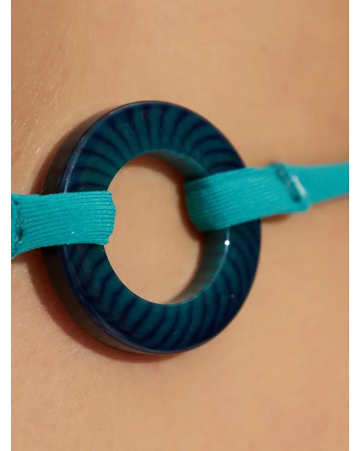 Bondeye Blue Ring Ingrid Bikini Top