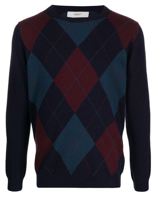pringle argyle jumper