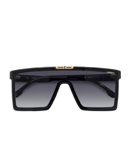 Carrera Blue Rectangle-Frame Crystal-Detail Sunglasses for men