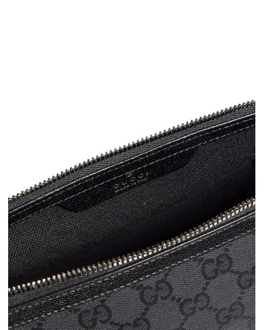 Gucci Black Gg Supreme Toiletry Case for men