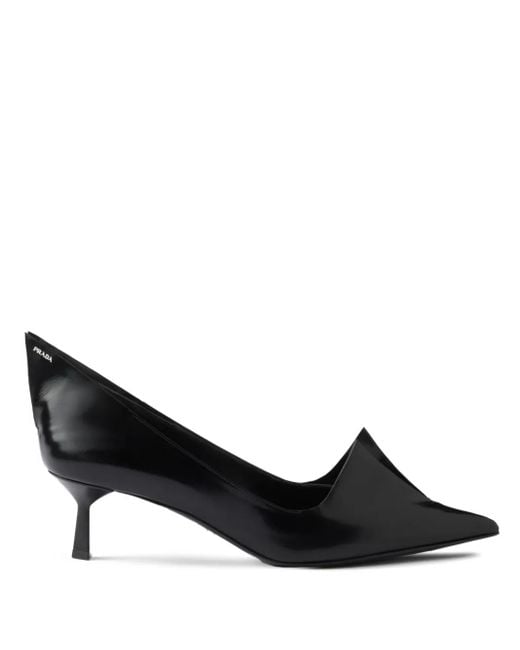 Prada レザーパンプス Black