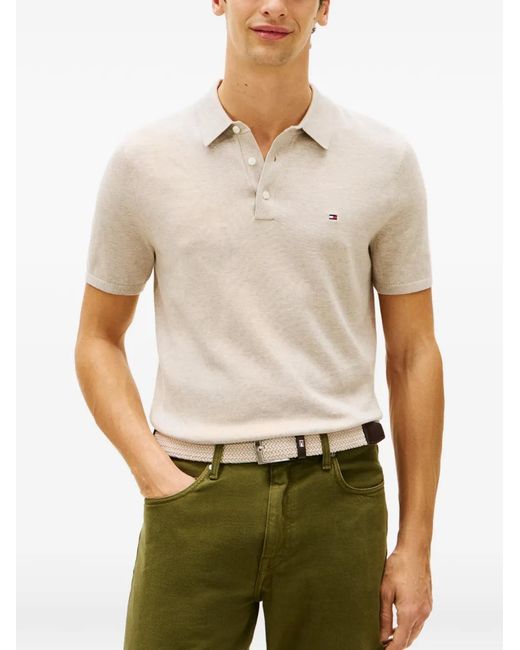 Tommy Hilfiger White Polo À Manches Courtes for men