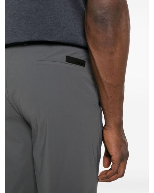 Rrd Gray Revo Logo-appliqué Shorts for men