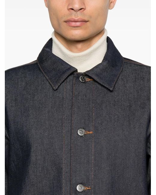 A.P.C. Black Kerlouan Jacket for men