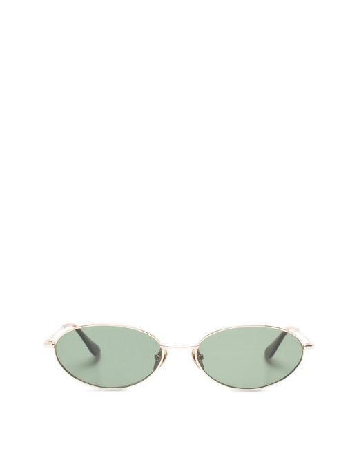 Gigi Studios Green Amelis Oval-Frame Sunglasses