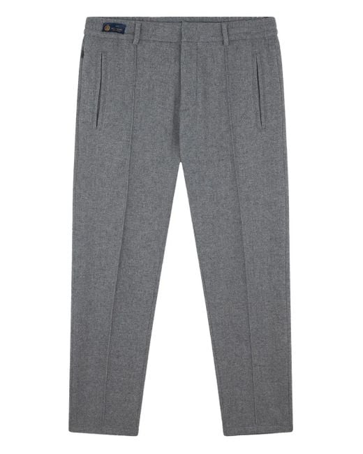 Paul & Shark Broek Met Naaddetail in het Gray voor heren