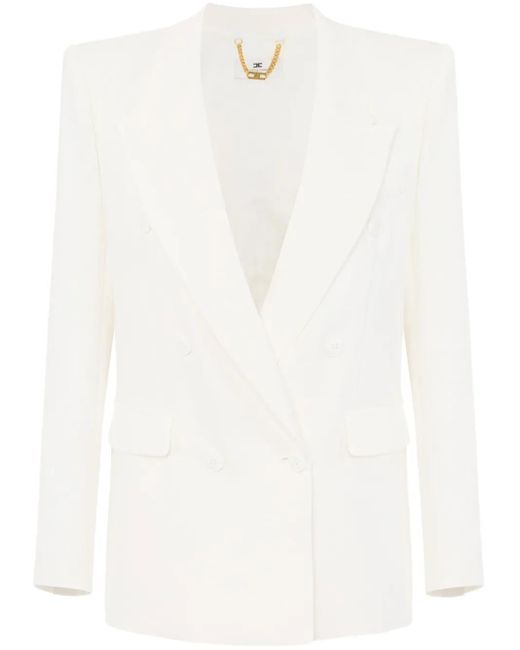 Elisabetta Franchi ダブルジャケット White