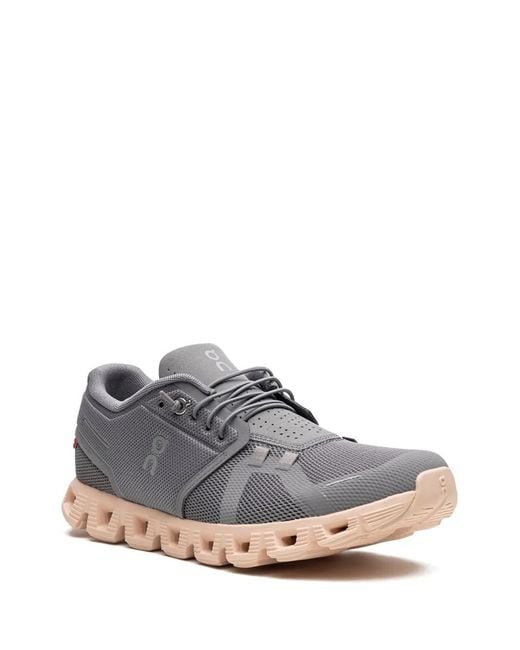 On Shoes Gray Cloud 5 "Zinc/Shell" Sneakers