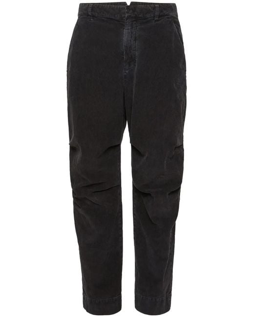 DSquared² Black Logo-Plaque Straight-Leg Jeans for men