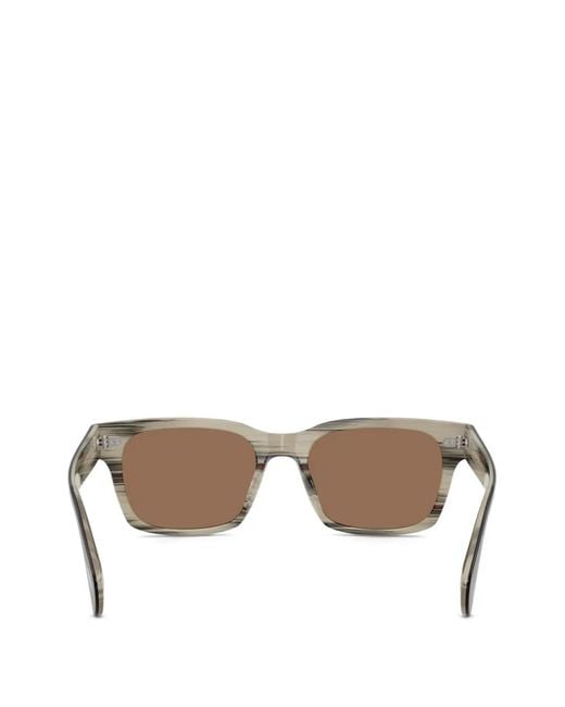 Oliver Peoples Brown Ryce Square-Frame Sunglasses