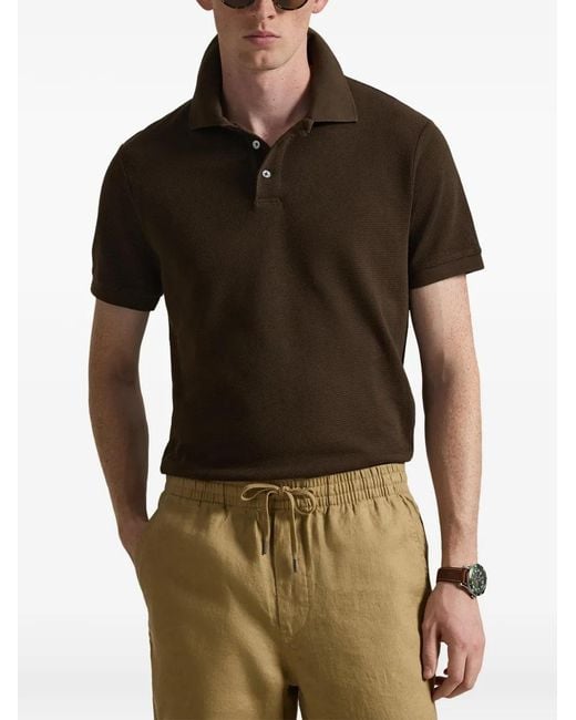 Polo Ralph Lauren Brown Short-Sleeve Polo Shirt for men