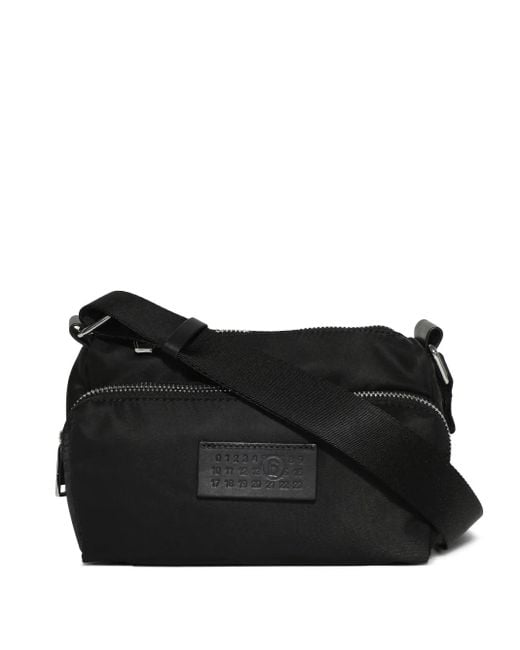 MM6 by Maison Martin Margiela Crossbodytas Met Patch in het Black voor heren