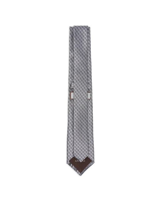 Canali White Patterned Tie for men
