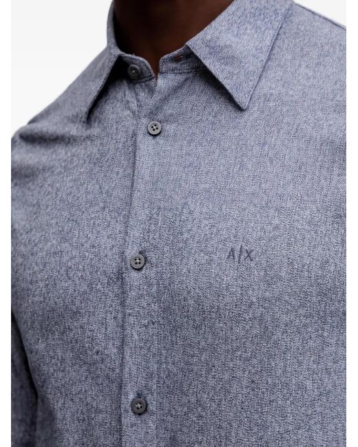 ARMANI EXCHANGE Gray Buttoned Shirt for men
