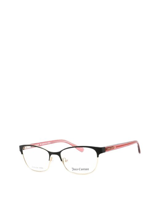 Juicy Couture White Rectangle-Frame Glasses