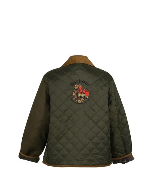 Feng Chen Wang Green X Barbour Quilted Patchwork Jacket