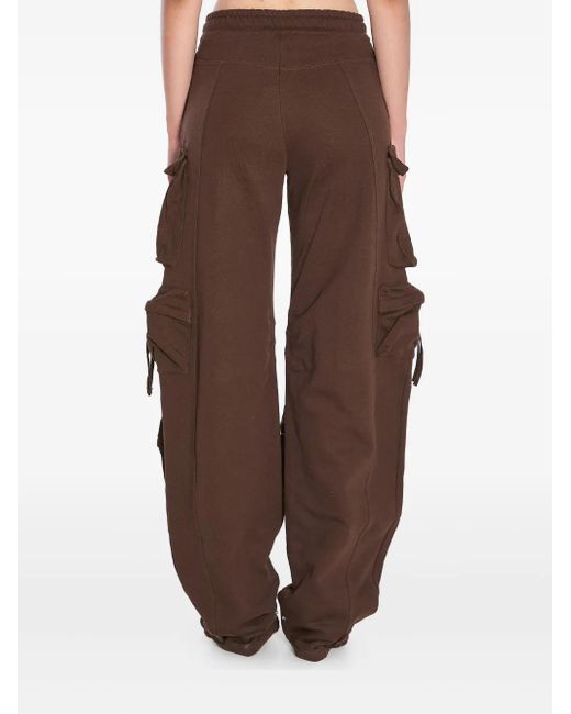 The Attico Fern カーゴパンツ Brown