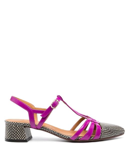 Chie Mihara Rabal 45mm Leather Pumps in Pink | Lyst
