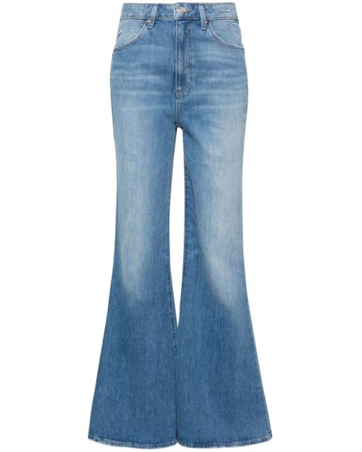 PAIGE Blue Charlie High-rise Flared Jeans