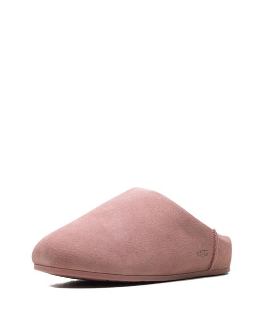 Ugg Pink Elea Slipper Aus Wildleder