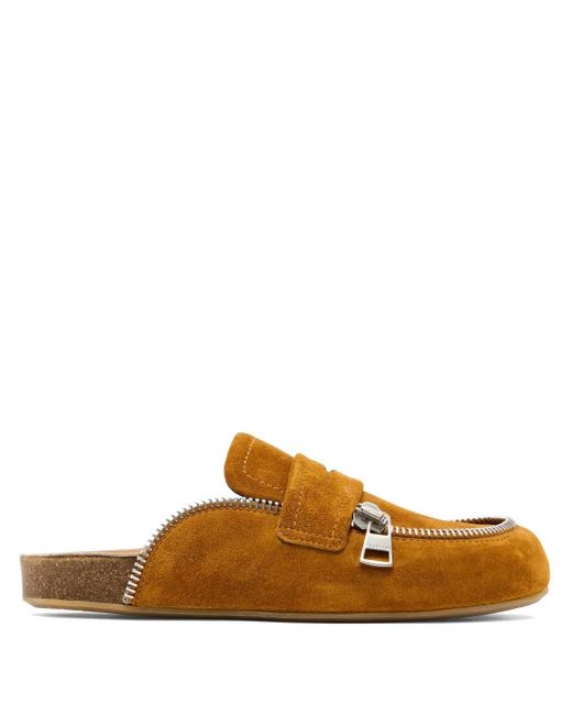 J.W. Anderson Brown Mules Aus Wildleder
