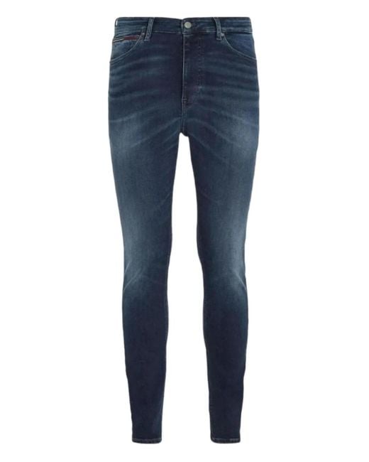 Tommy Hilfiger Blue Five-Pocket Jeans for men
