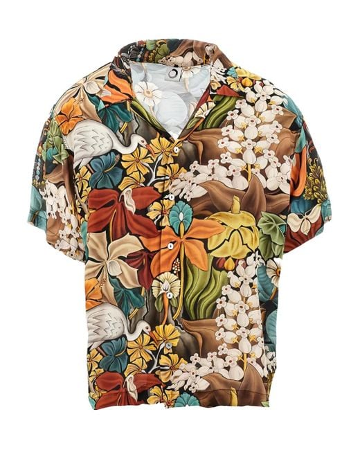 Camisa con estampado floral Endless Joy de hombre de color Gray
