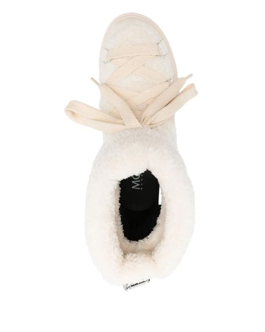Moncler White Insolux Boots