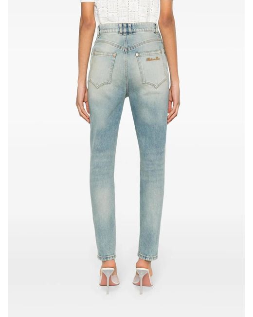 Balmain Blue Pants