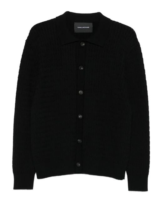 Tagliatore Black Sweaters for men