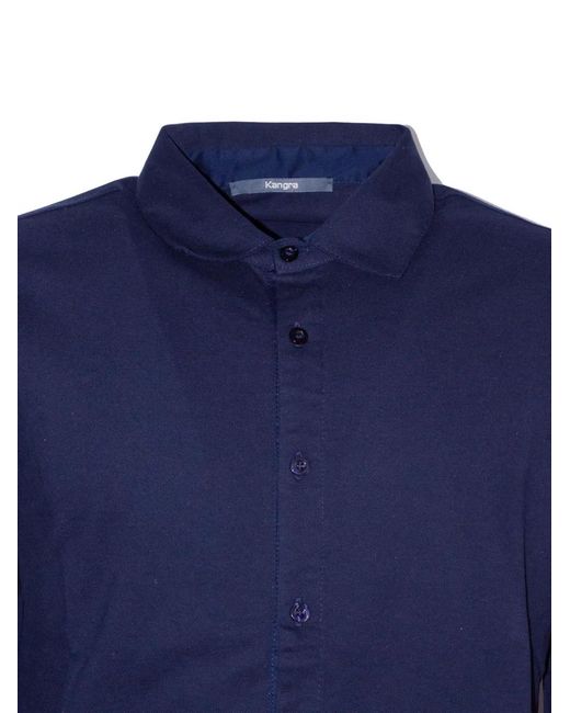 Kangra Blue Long-Sleeve Shirt for men
