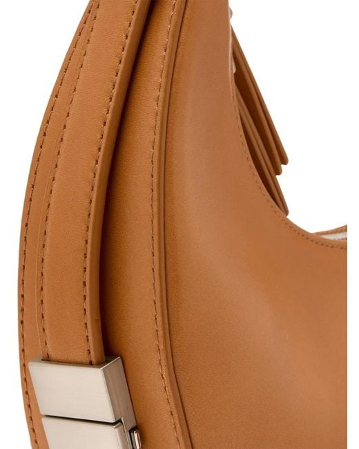 OSOI Brown Zip Shoulder Bag