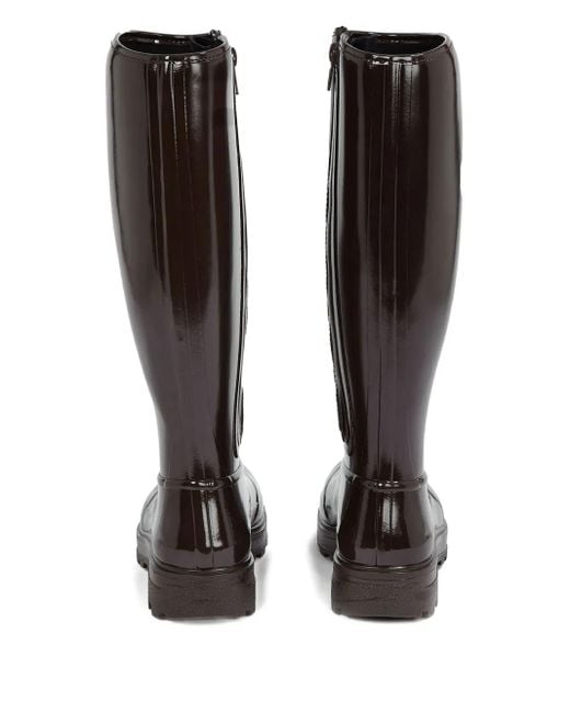 Kassl Brown Zip-Up Boots