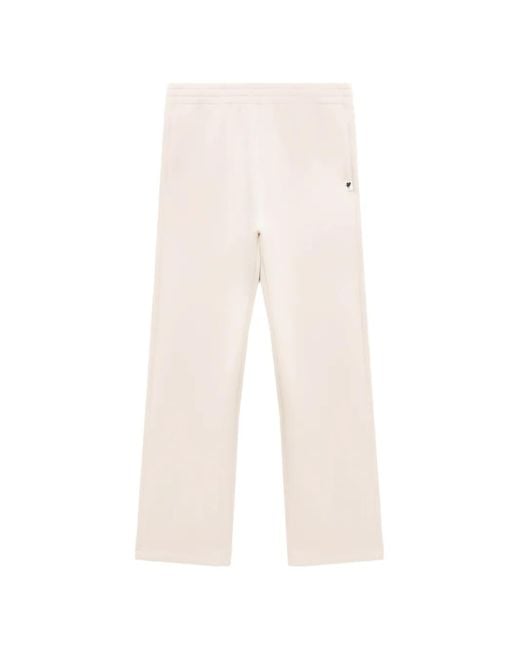 A Bathing Ape White Apee Logo Elasticated Trousers