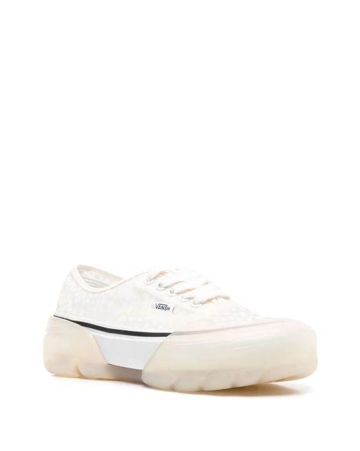 Vans Natural Chunky Logo-Patch Lace-Up Sneakers