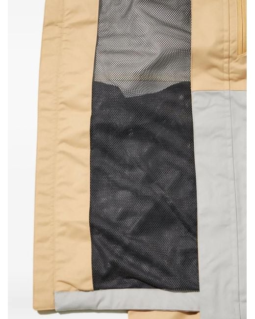 Columbia White Two-Tone Hooded Jacket for men