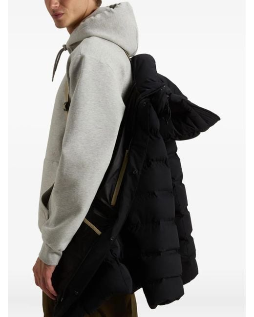 Woolrich Matt Steppmantel mit Kapuze in Black für Herren